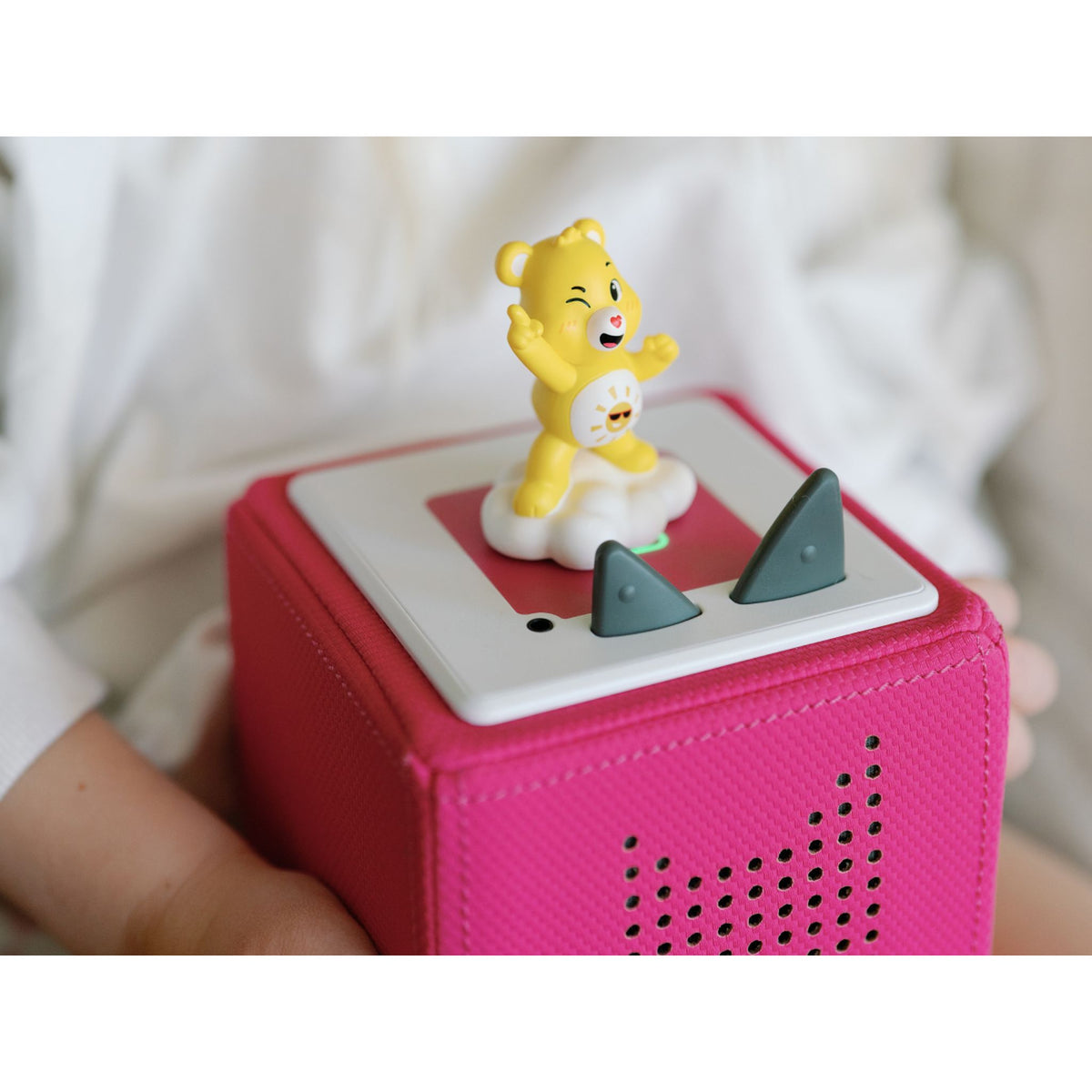 Tonies Audio Character - Care Bears Funshine Bear figure.