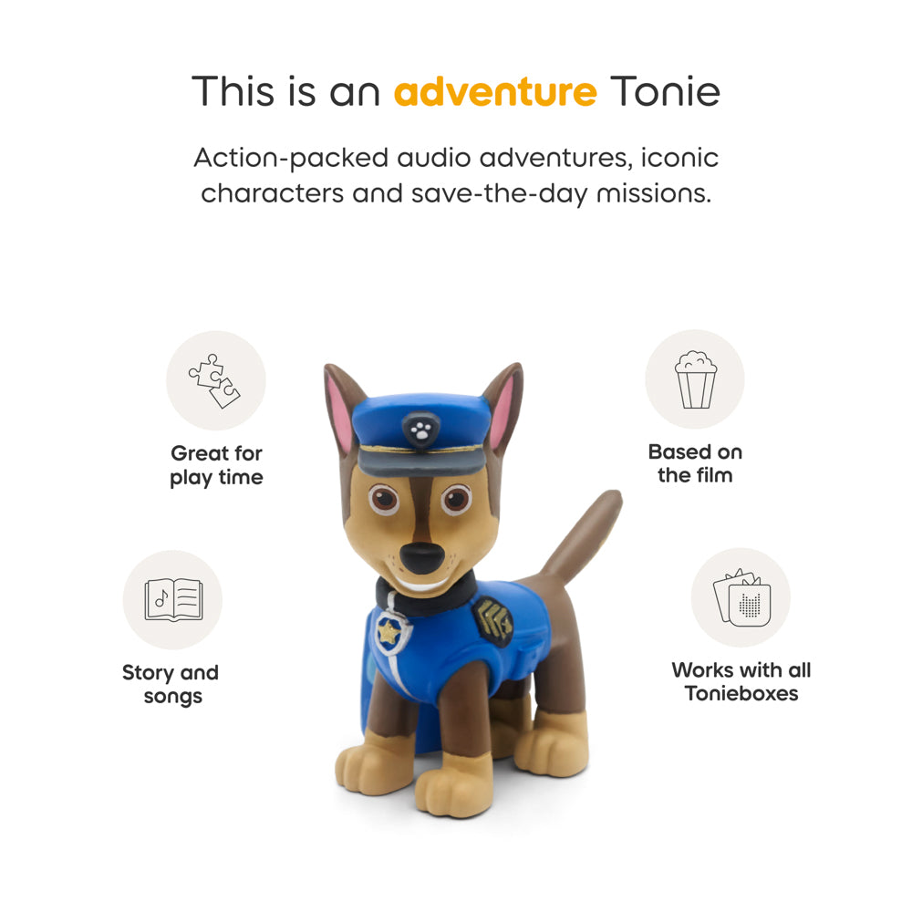 Tonies PAW Patrol Toniebox 2 Full Playset - Tropical Teal with Chase.