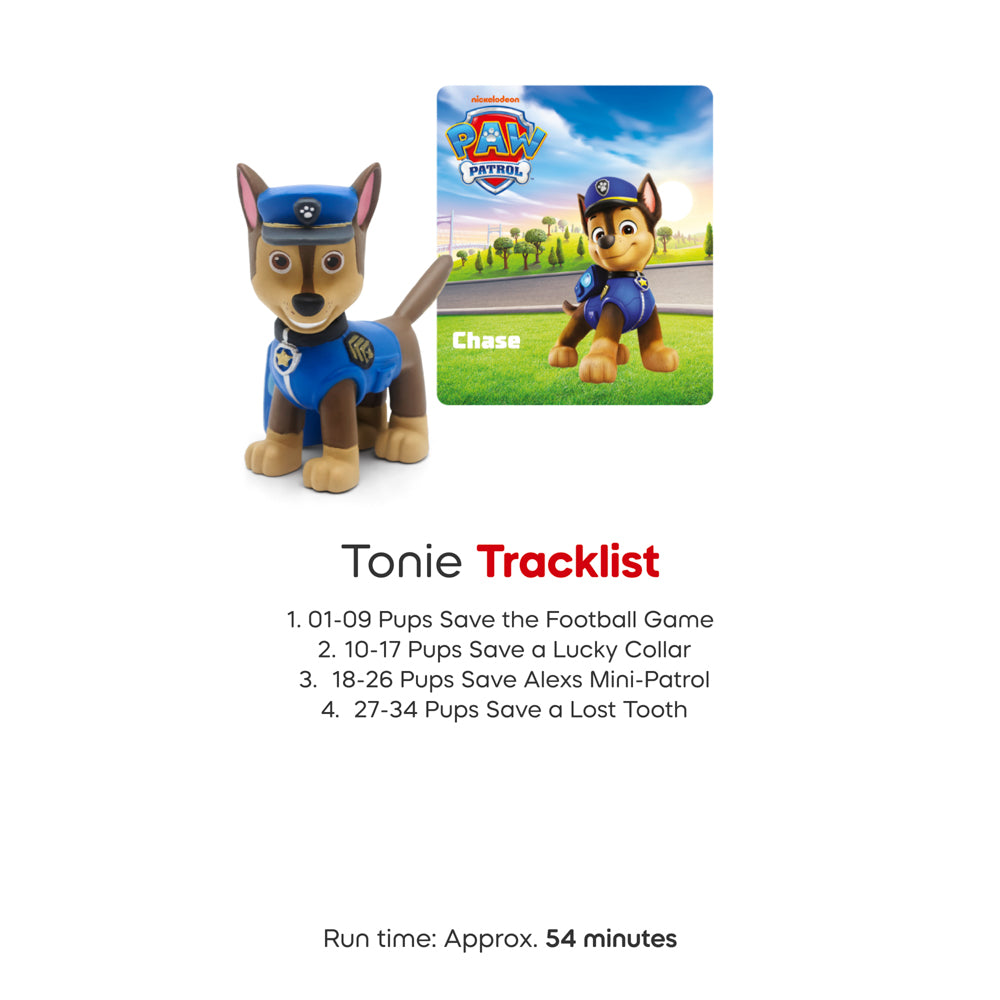 Tonies PAW Patrol Toniebox 2 Full Playset - Tropical Teal with Chase.