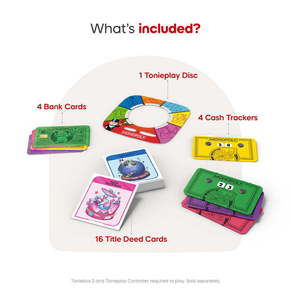 Tonies Tonieplay - Monopoly Action Rush Game.