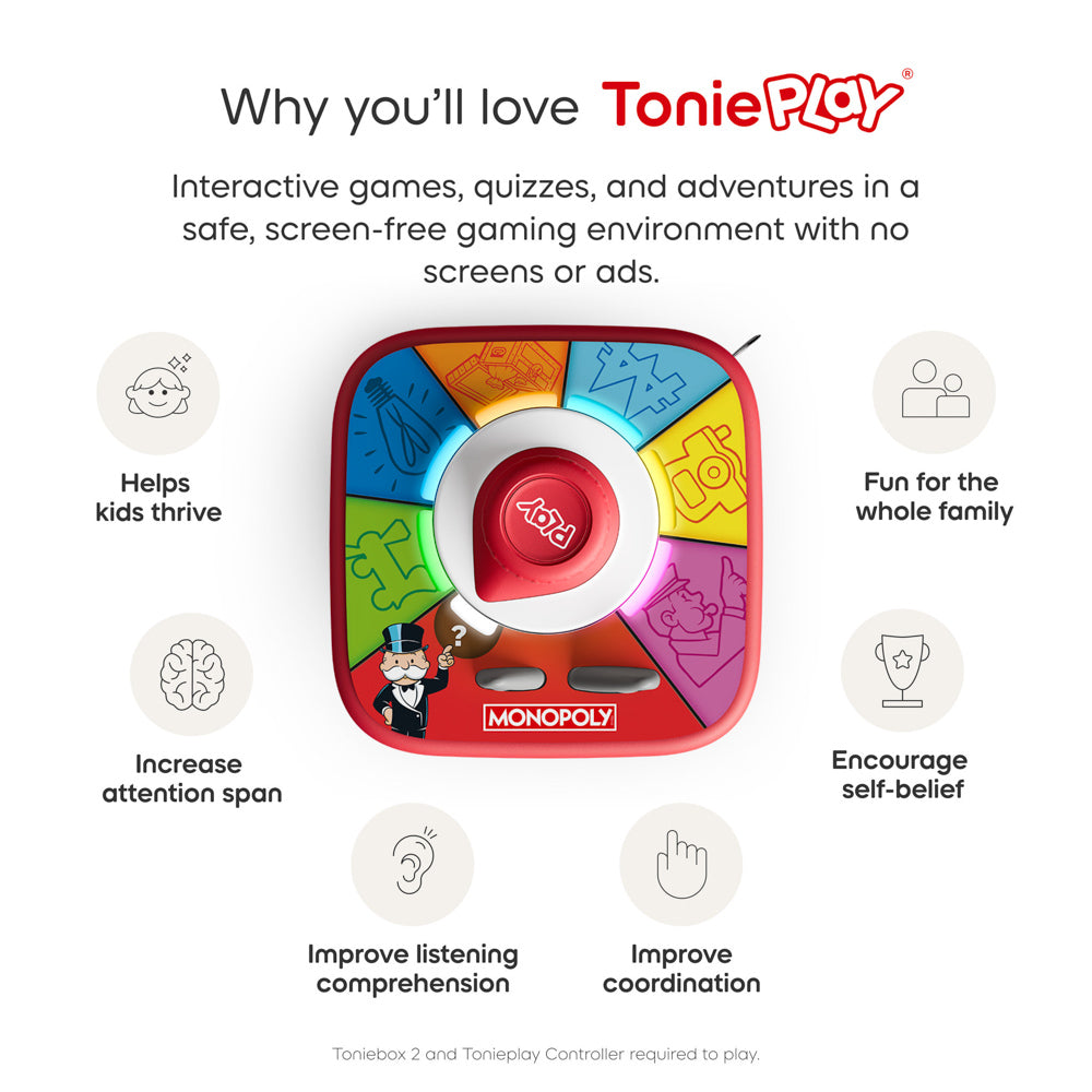 Tonies Tonieplay - Monopoly Action Rush Game.