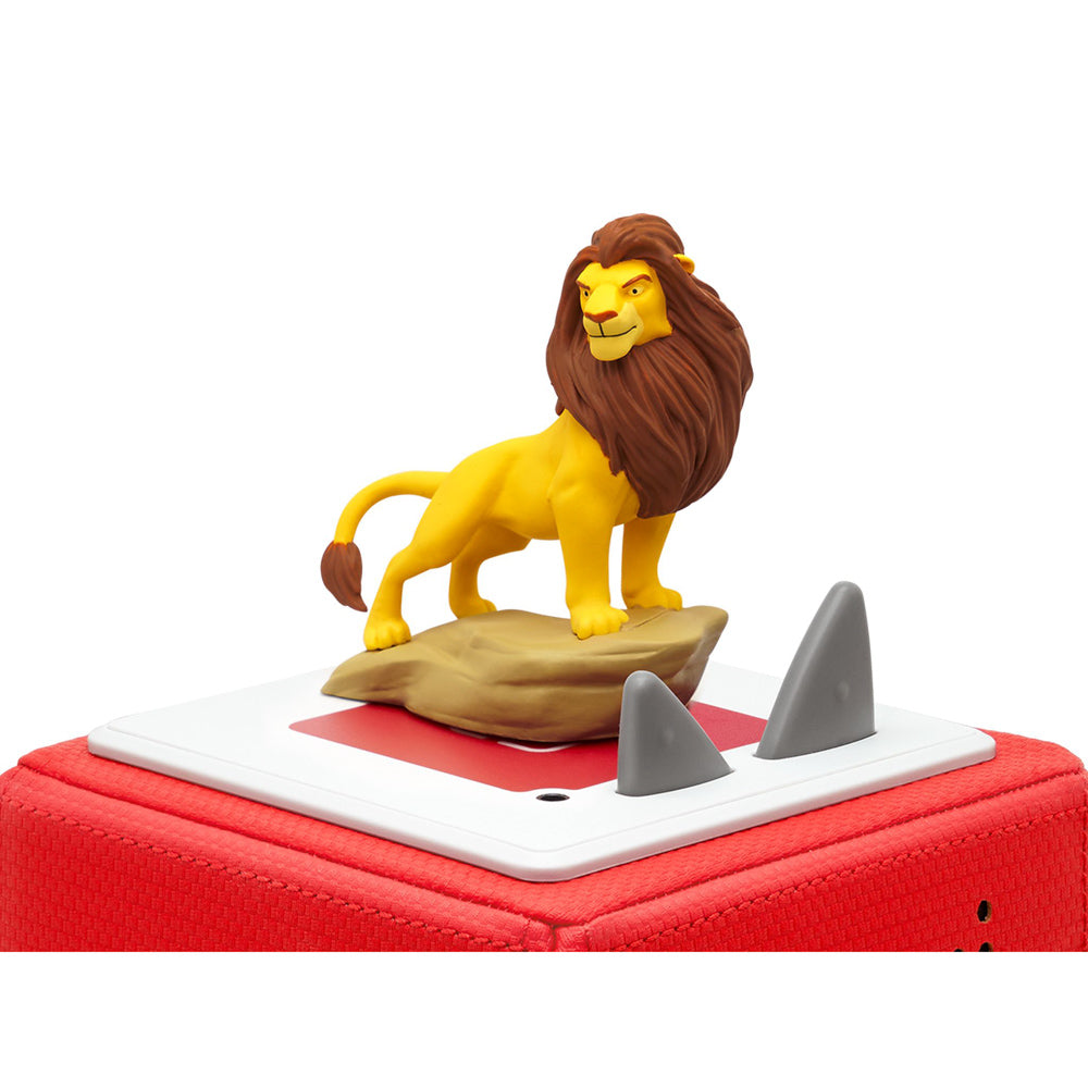Tonies Audio Character - Disney Lion King Simba figure on top of toniebox