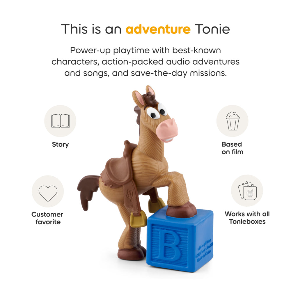 Tonies Audio Character - Disney Toy Story Bullseye figure is an adventure tonie