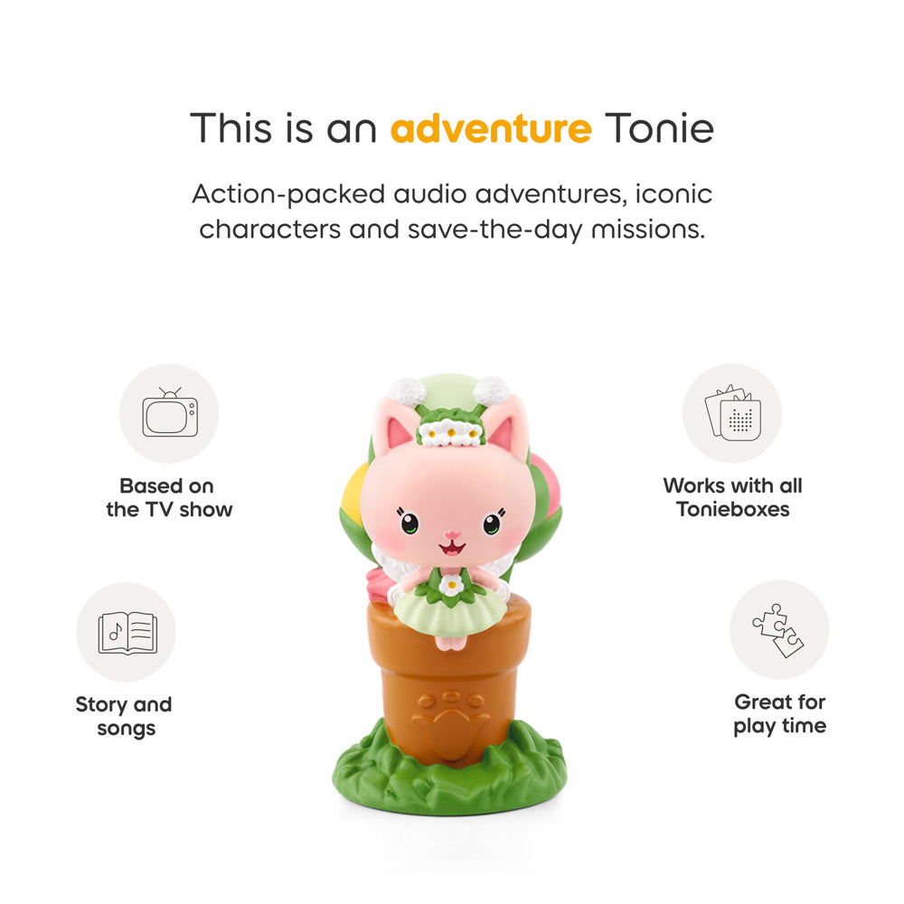 adventure tonie works on all tonieboxes, and has songs and stories. Tonies Audio Character Gabby's Dollhouse Kitty Fairy figure.