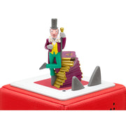 Tonies Audio Character - Roald Dahl Charlie And The Chocolate Factory figure, on top of toniebox