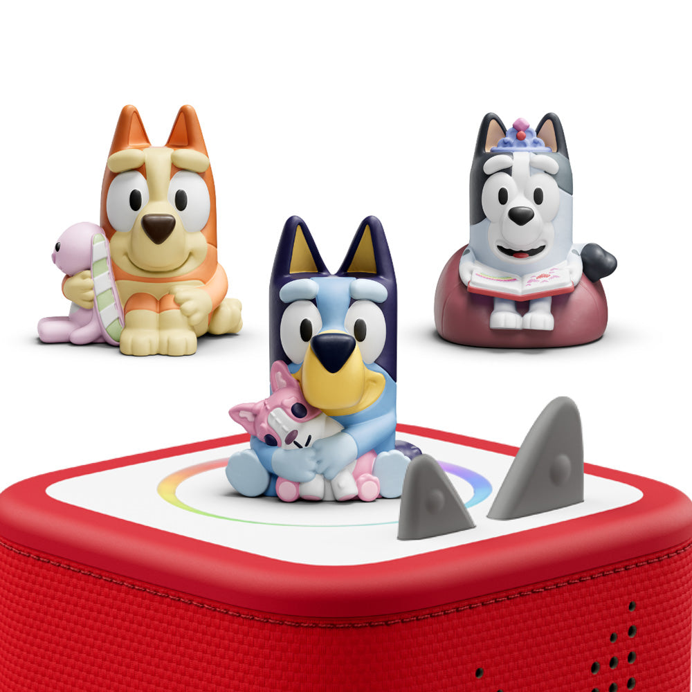 Tonies Audio Characters Bluey 3-Pack multipack with bluey, bingo and muffin.