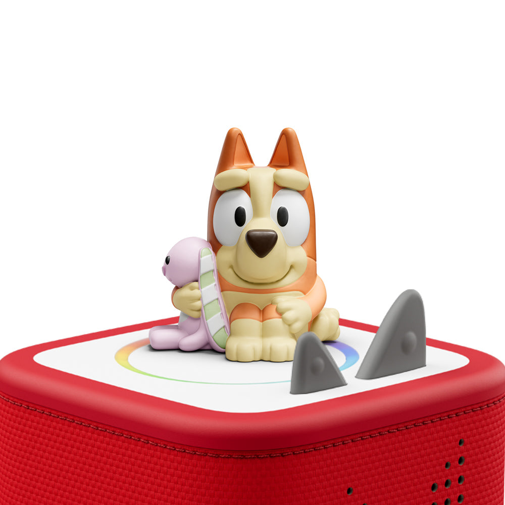 Bingo from the Tonies Audio Characters Bluey 3-Pack multipack.