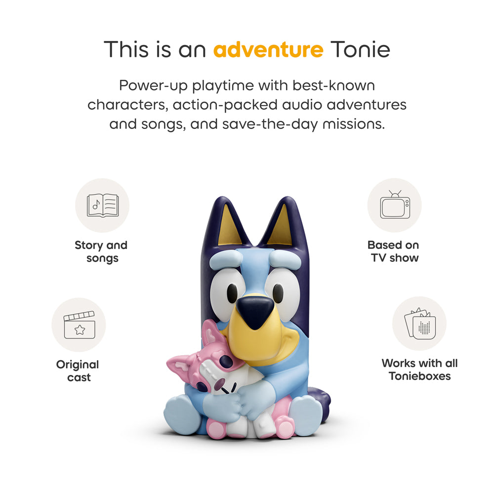 Tonies Audio Characters Bluey 3-Pack multipack with bluey, bingo and muffin.
