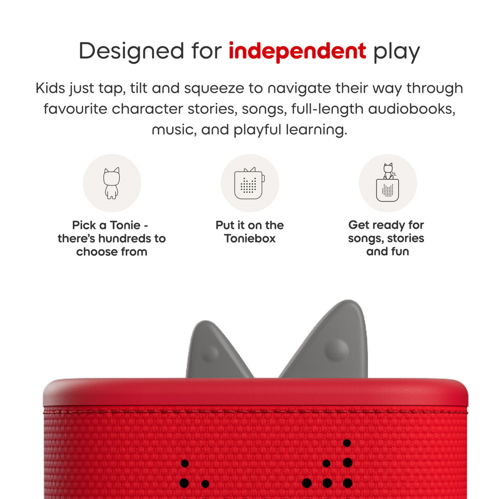 Tonies Cuddle's are designed for independent play