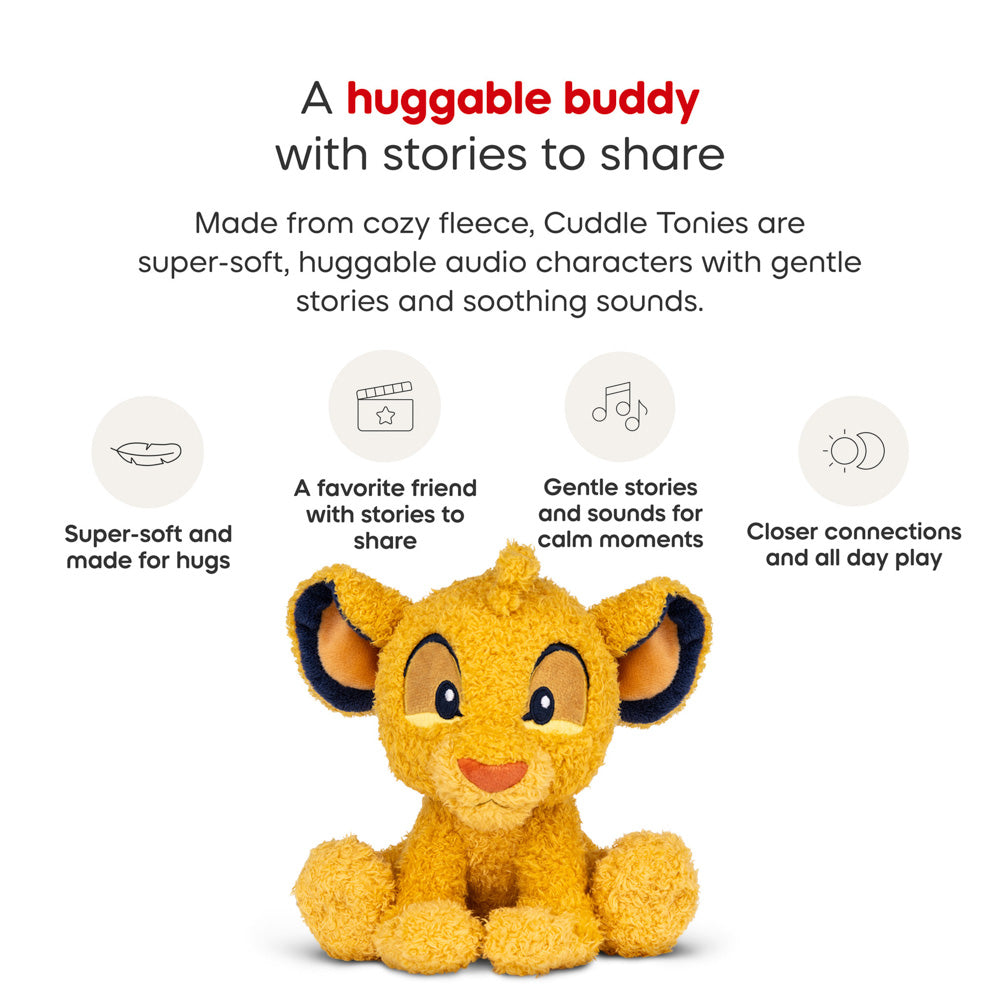 Cuddle Tonie's are made with soft fleece fur
