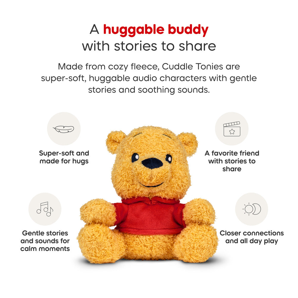 Cuddle Tonie's are made from soft fleece fabric, like the Tonies Cuddle Tonie - Winnie The Pooh.