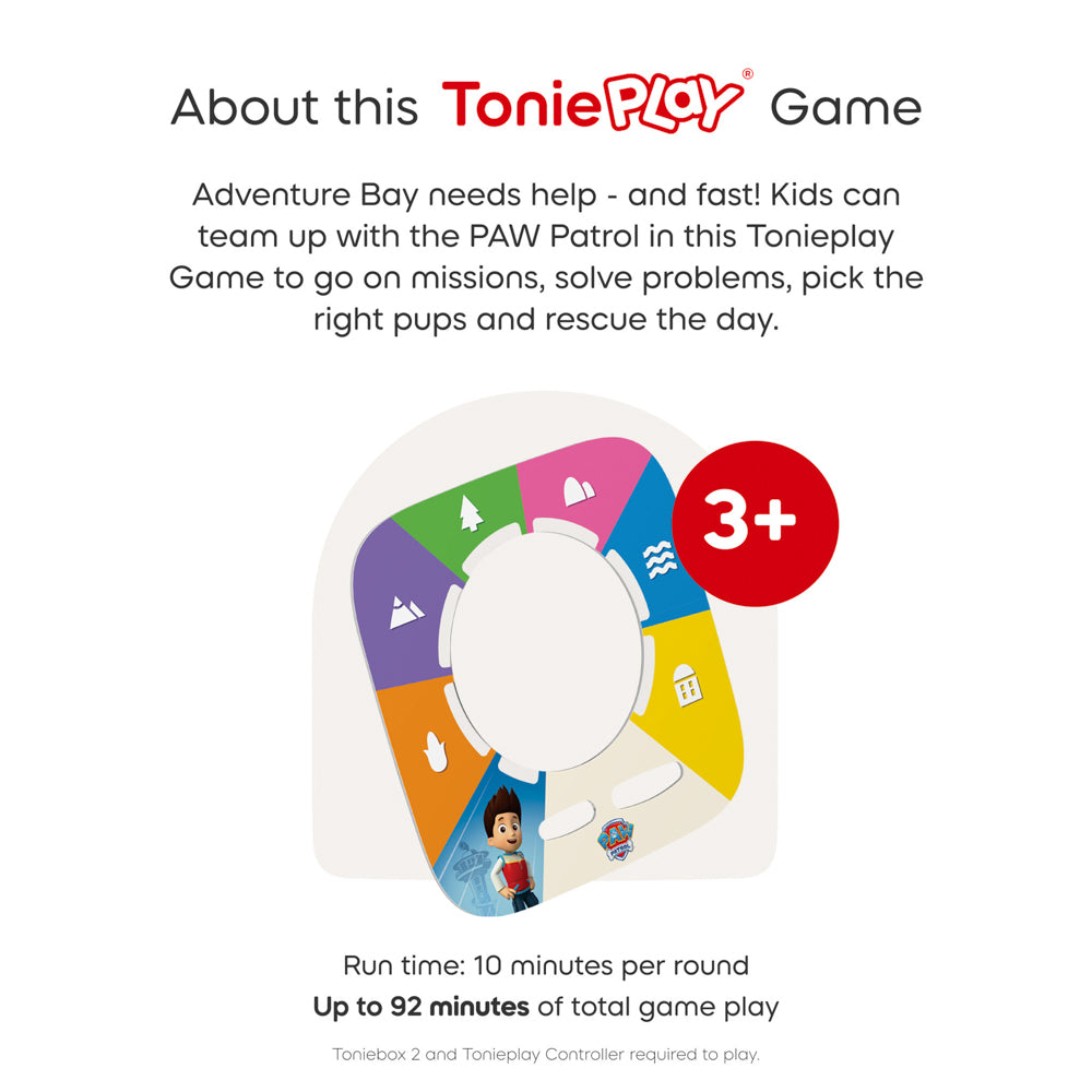 have fun with paw patrol and tonieplay games for 92 minutes