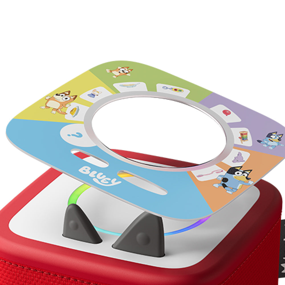 Tonies Tonieplay Game - Bluey: (Your Playful Day with Bluey) on top of toniebox