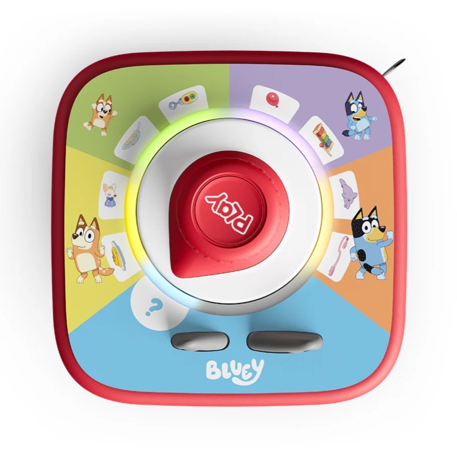 Tonies Tonieplay Game - Bluey: (Your Playful Day with Bluey) on top of toniebox