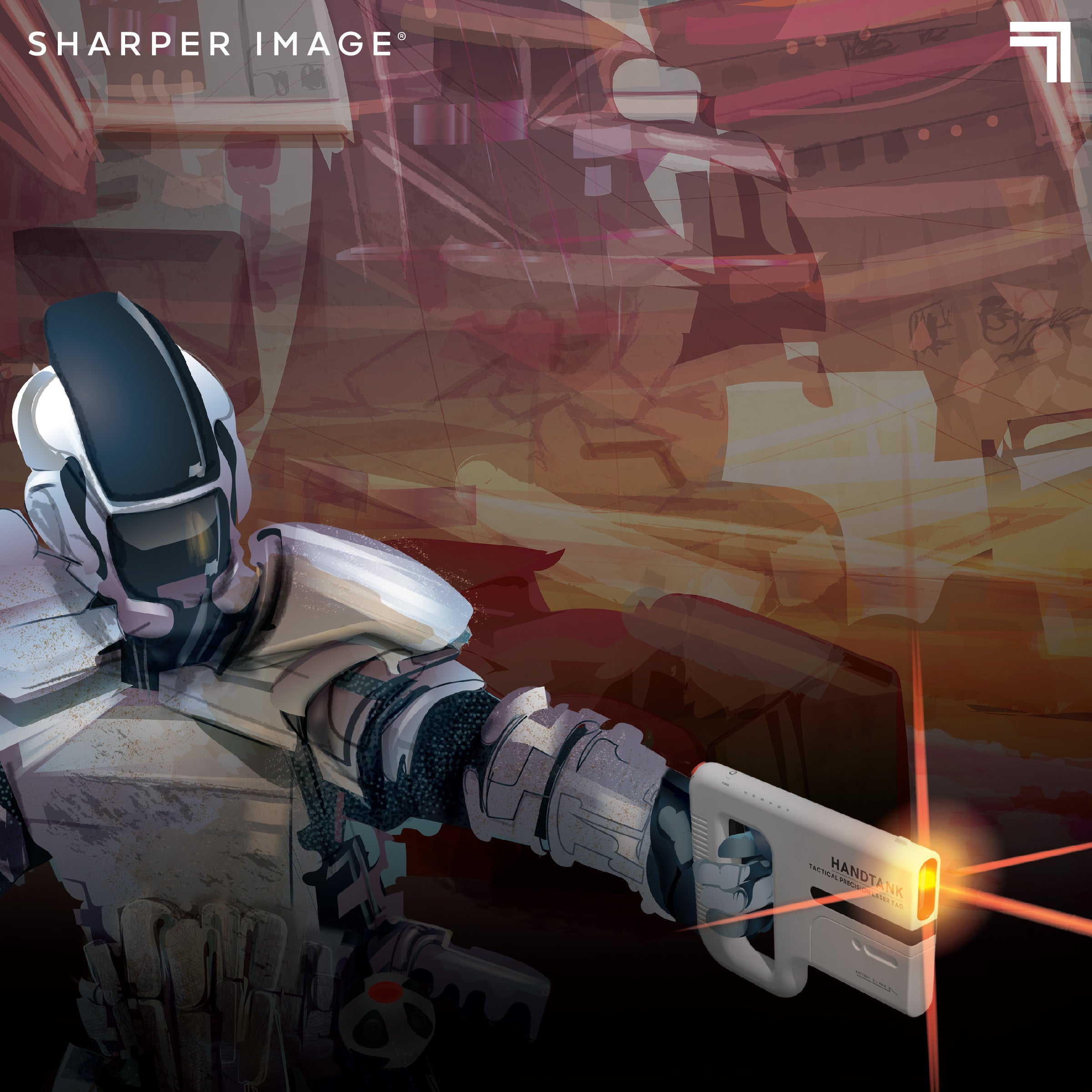 Sharper Image Laser Tag Handtank Attack Pack