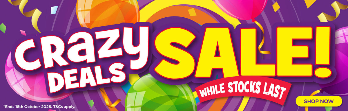 Toyworld Crazy Deals sale collection banner.