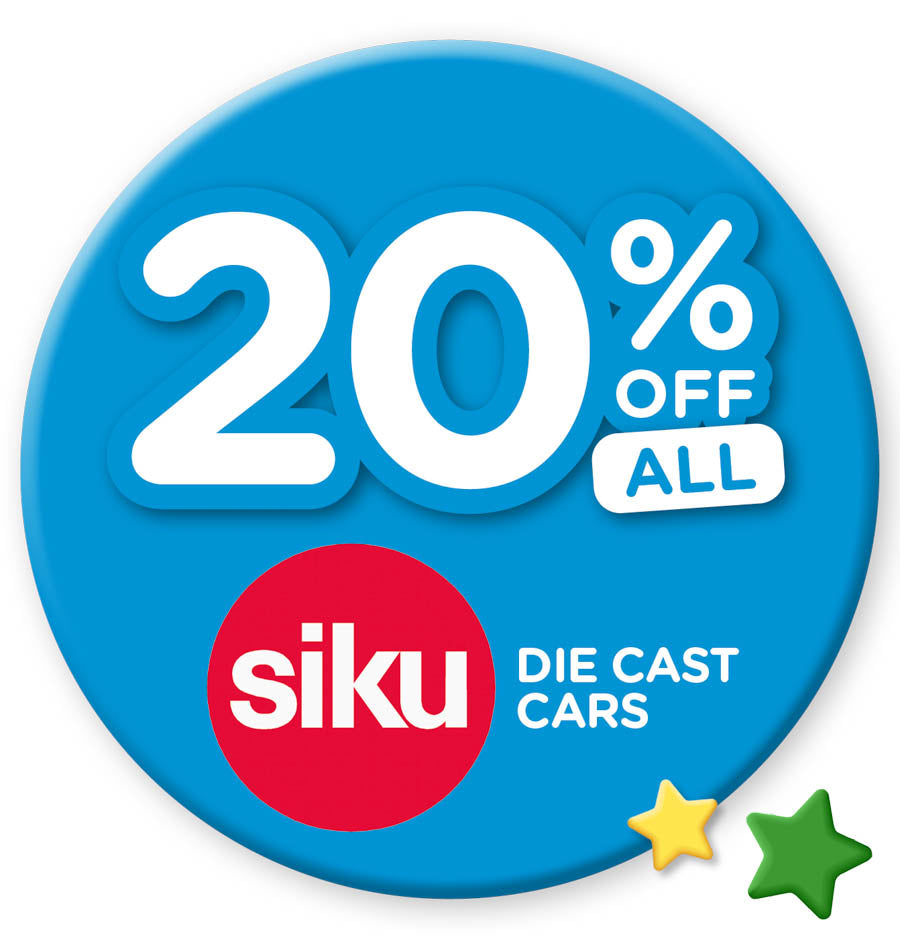 Toyworld Father's Day Sale, 20% off all Siku Die Cast Cars.