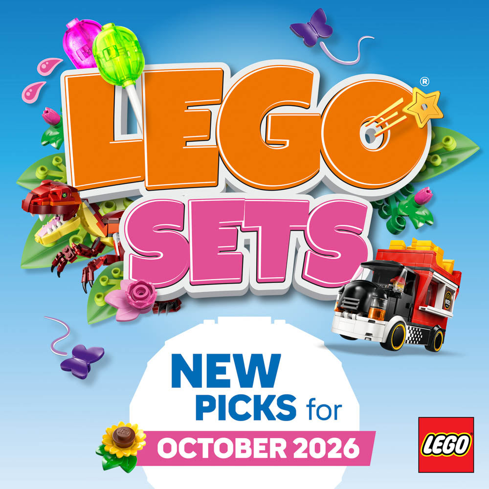 Toyworld New Lego for October Collection banner.