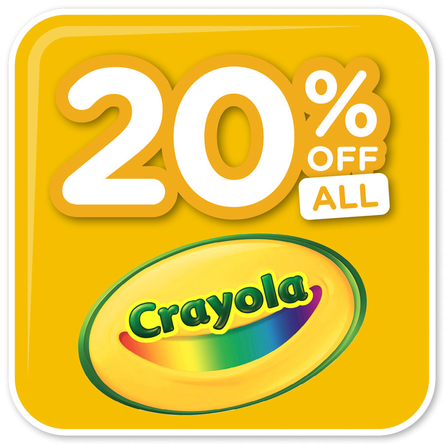 Toyworld october brand blitz sale icon for crayola.