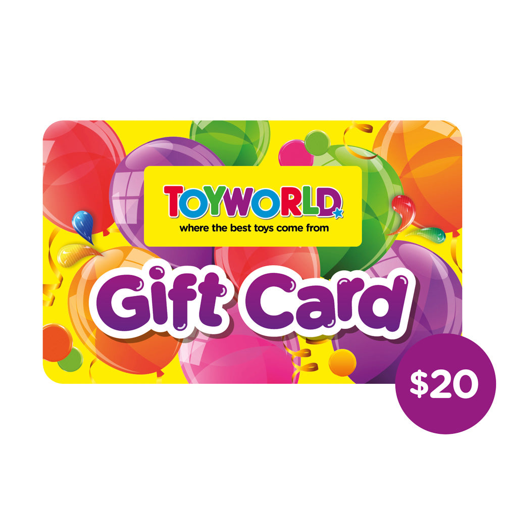 Toyworld $20 gift card voucher for birthday or christmas.