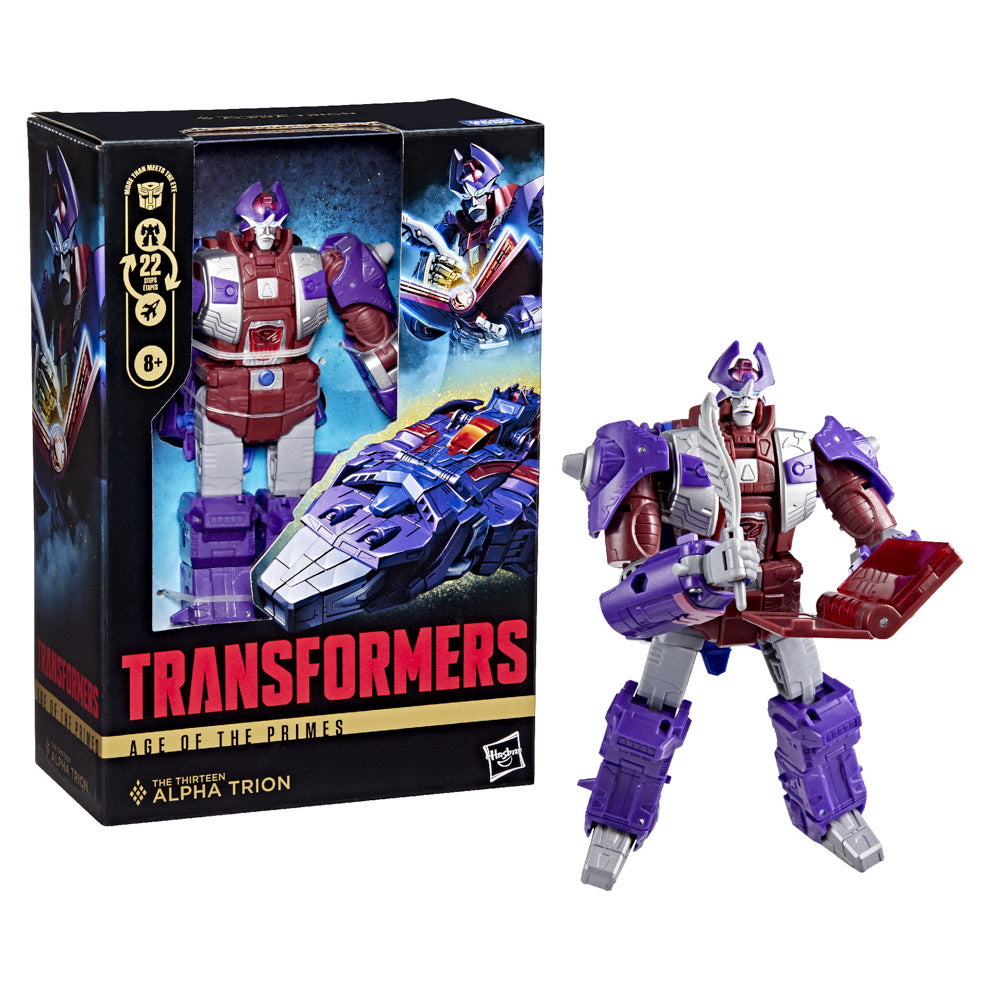 Transformers Age of the Primes 7 inch Action Figure - The Thirteen Alpha Trion toy.