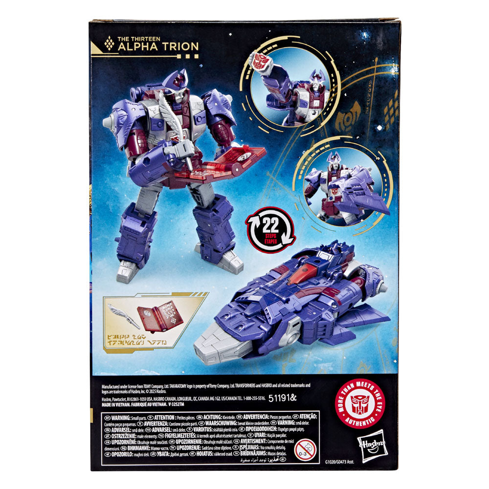 Transformers Age of the Primes 7 inch Action Figure - The Thirteen Alpha Trion toy.