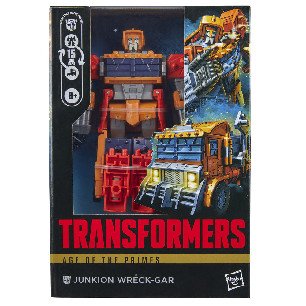 Transformers Age of the Primes 7.5 Inch Action Figure - Junkion Wreck-Gar - Toyworld NZ