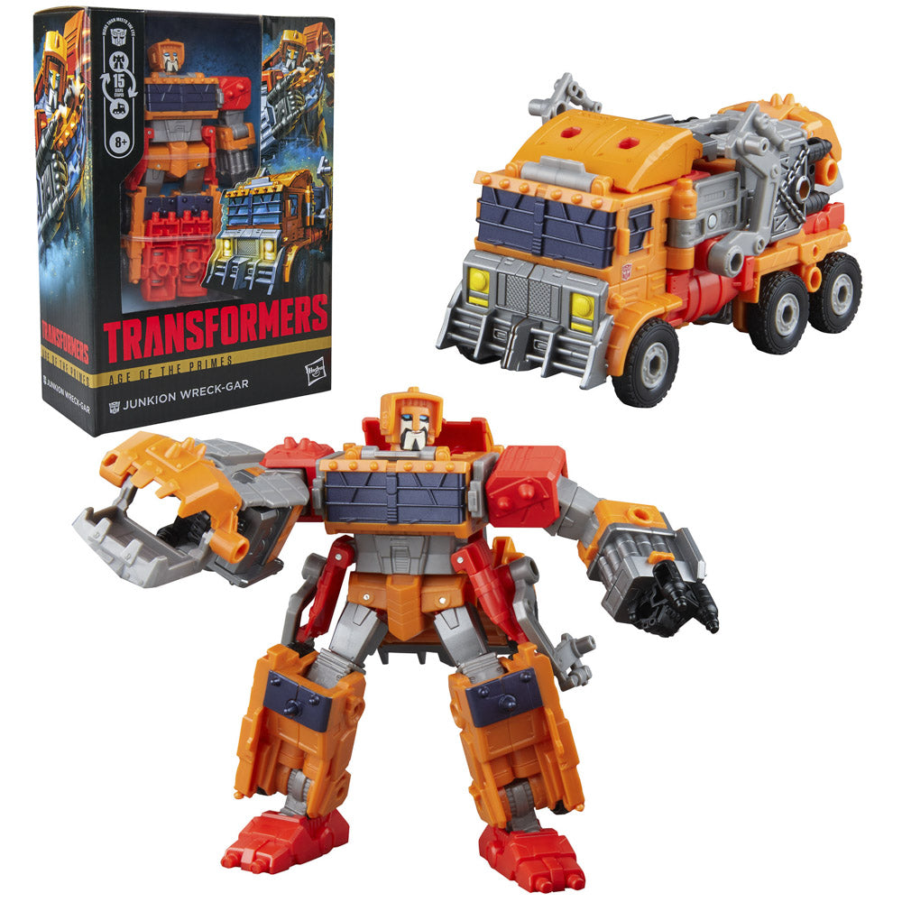 Transformers Age of the Primes 7.5 Inch Action Figure - Junkion Wreck-Gar - Toyworld NZ