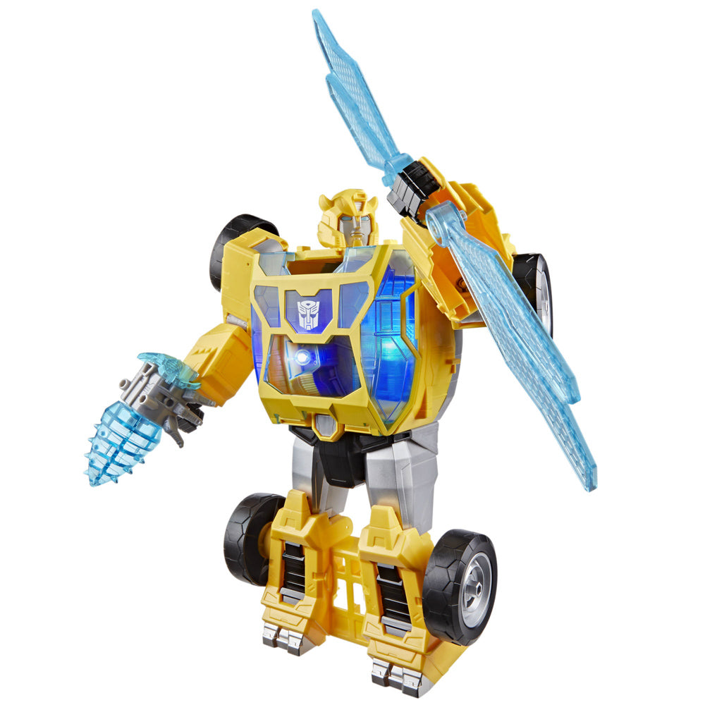 Transformers CYBERWORLD 11 Inch Action Figure - Power Spark Bumblebee