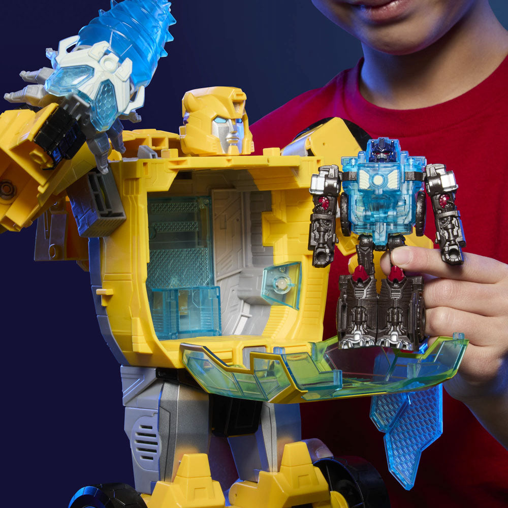 Transformers CYBERWORLD 11 Inch Action Figure - Power Spark Bumblebee