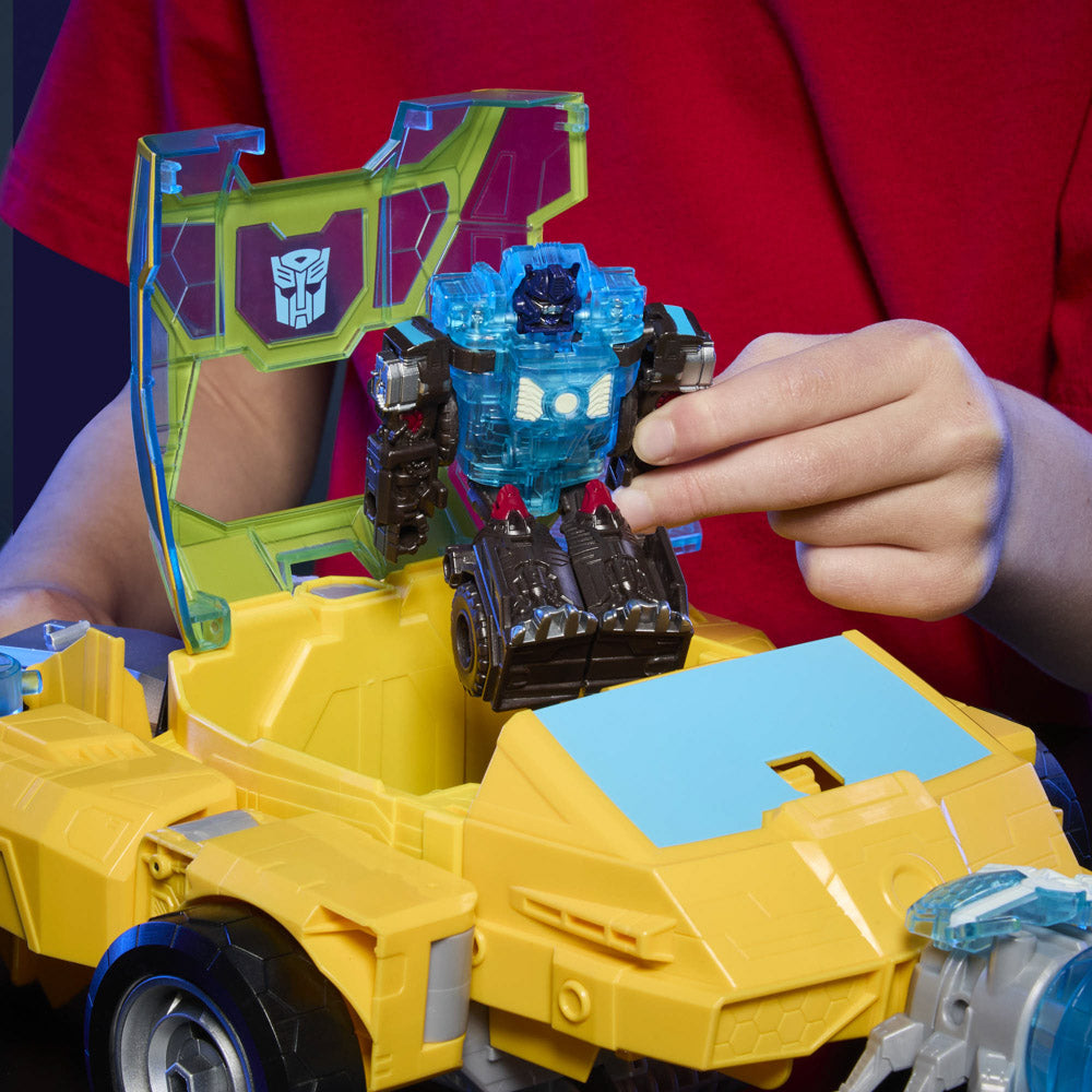 Transformers CYBERWORLD 11 Inch Action Figure - Power Spark Bumblebee