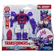 Transformers Cyberworld 6.5 Inch Quick Change Energon Surge Figure - Shockwave toy.