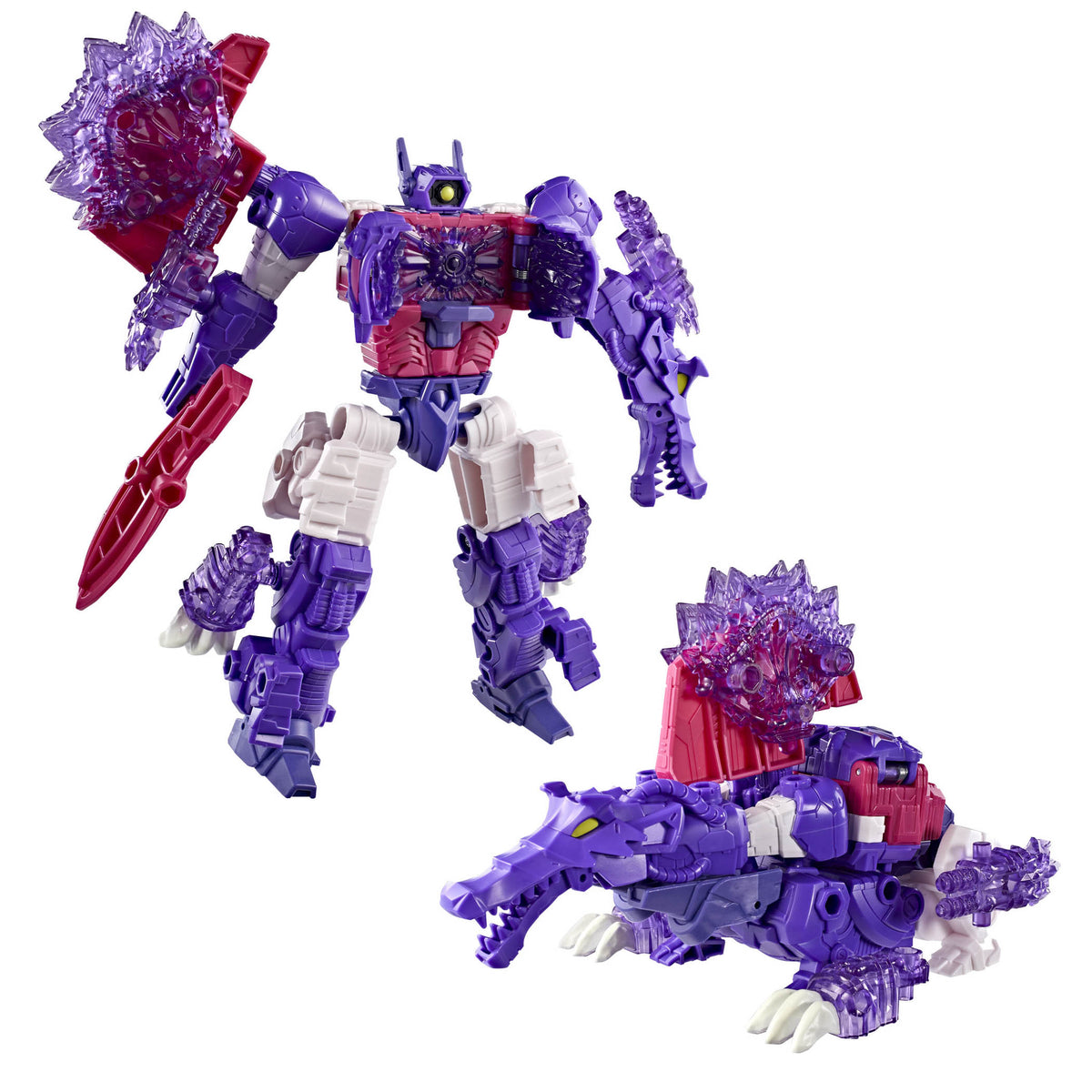 Transformers Cyberworld 6.5 Inch Quick Change Energon Surge Figure - Shockwave toy.