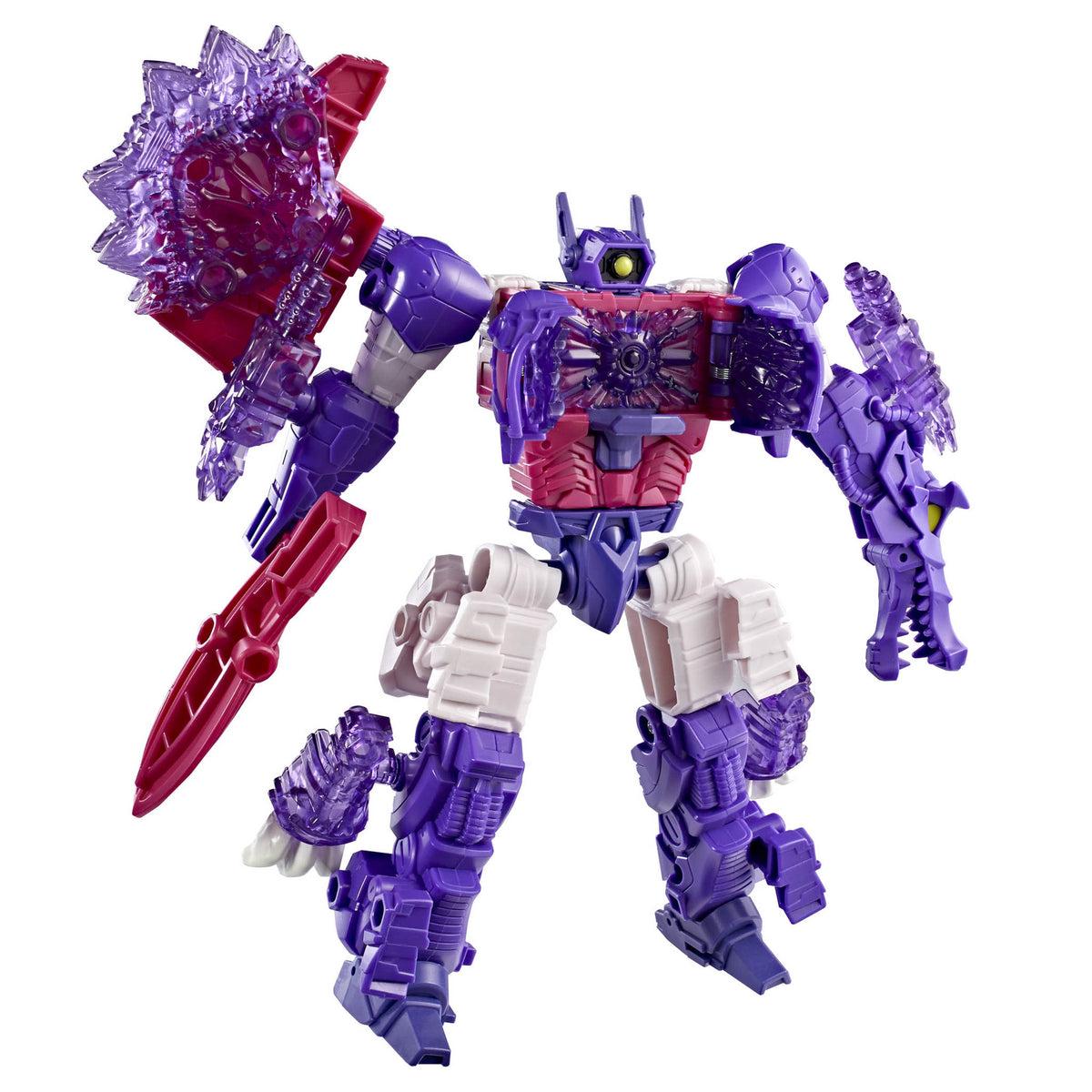 Transformers Cyberworld 6.5 Inch Quick Change Energon Surge Figure - Shockwave toy.