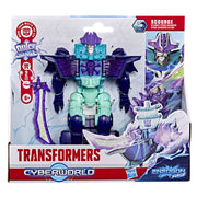 Transformers Cyberworld 6.5 Inch Quick Change Energon Surge Figure - Sourge toy.