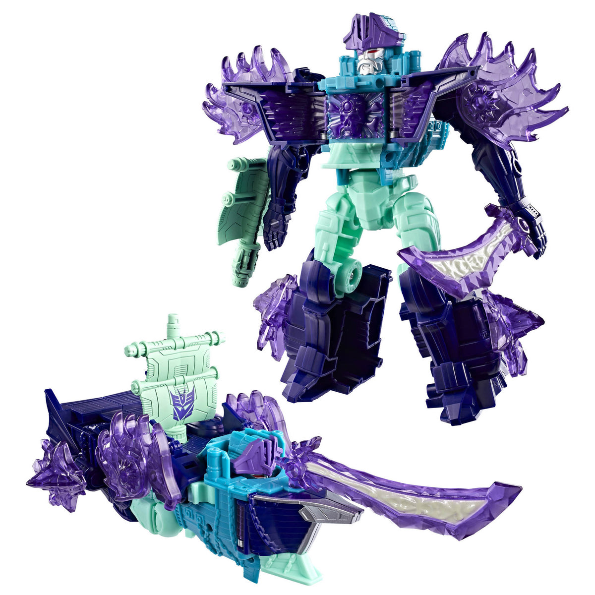 Transformers Cyberworld 6.5 Inch Quick Change Energon Surge Figure - Sourge toy.