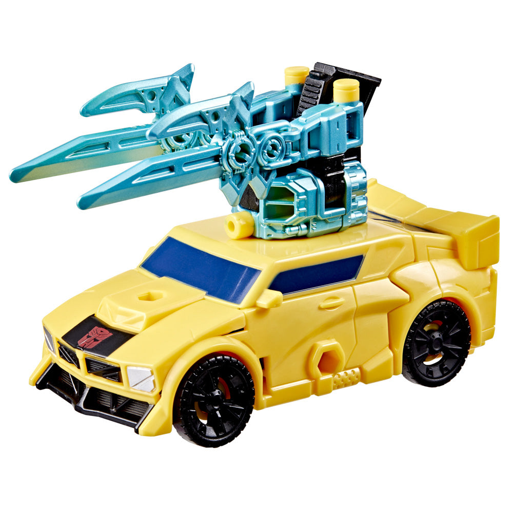 Transformers Cyberworld Armored Cyber Changers Bumblebee, in car mode
