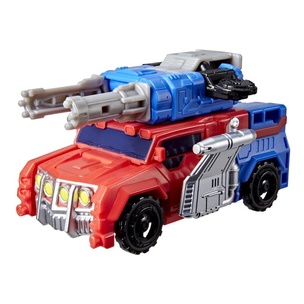 Transformers Cyberworld Armored Cyber Changers Optimus Prime figure in car mode