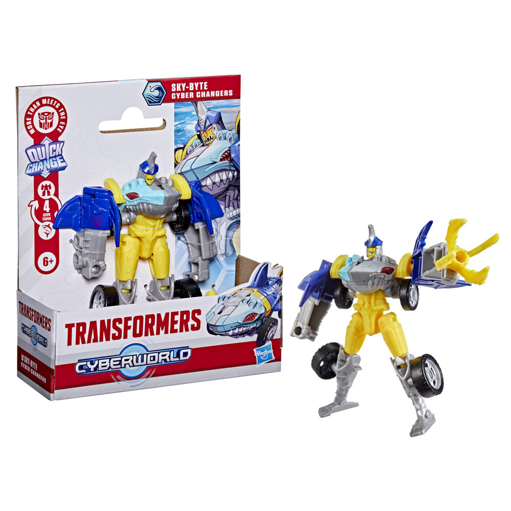 Transformers Cyberworld Cyber Changers Sky-Byte