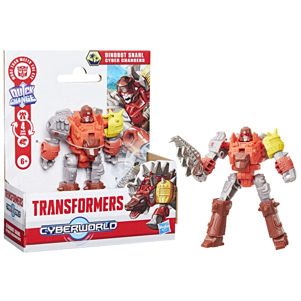 Transformers Cyberworld Cyber Changers Dinobot Snarl figure toy