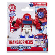 Transformers Cyberworld Cyber Changers Optimus Prime toy figure, in packaging
