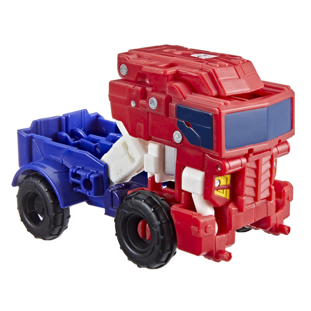 Transformers Cyberworld Cyber Changers Optimus Prime toy figure in truck mode