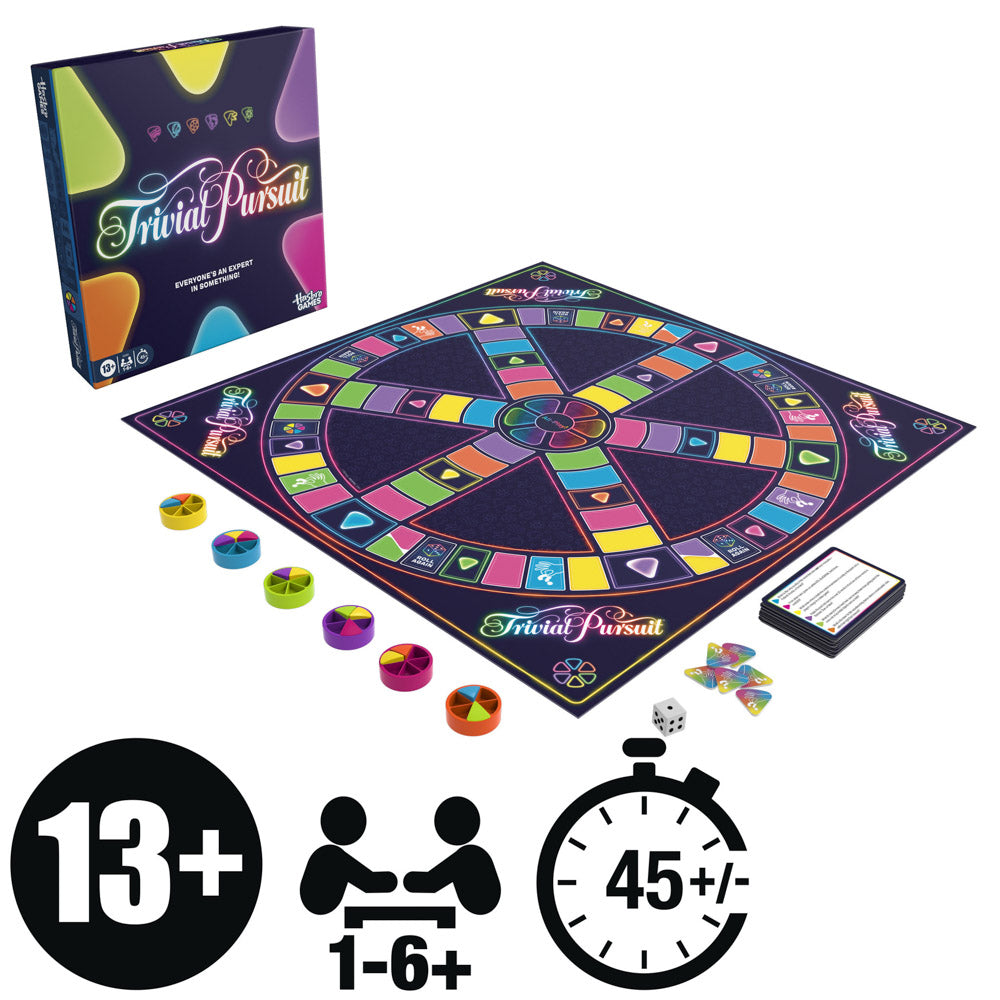 Trivial Pursuit Board Game for solo or family.