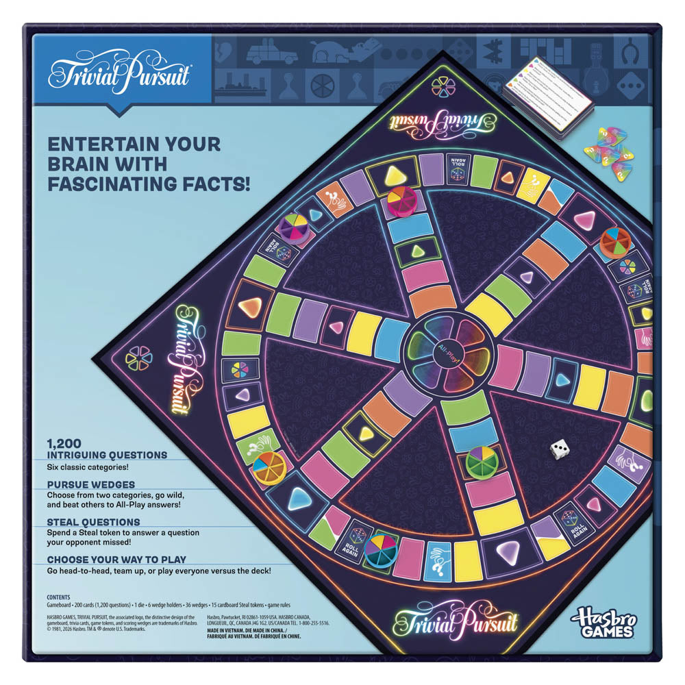 Trivial Pursuit Board Game for solo or family.