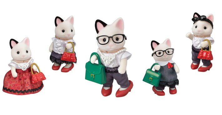 Sylvanian Families Fashion Accessories Play Set Town Girl Tuxedo Cat