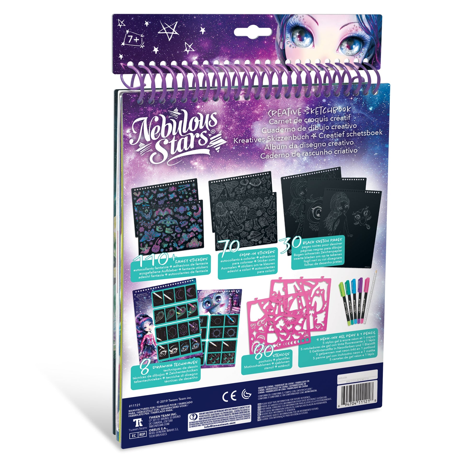 Nebulous Stars Zentangle Sketchbook Eclipsia - Toyworld NZ