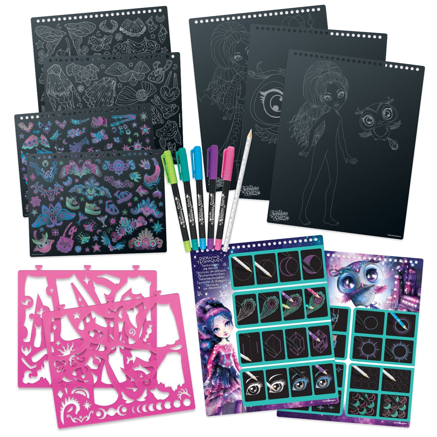Nebulous Stars Zentangle Sketchbook Eclipsia - Toyworld NZ
