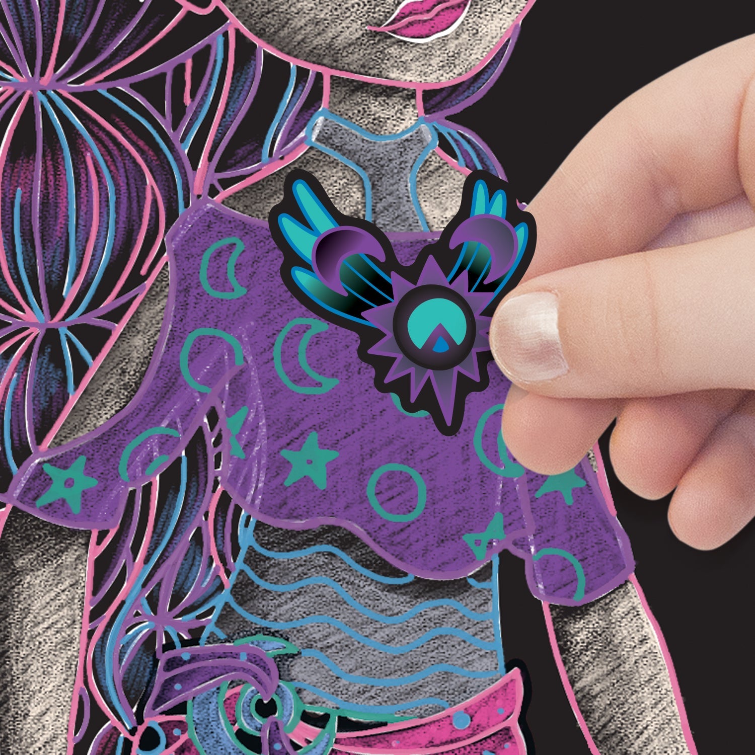 Nebulous Stars Zentangle Sketchbook Eclipsia - Toyworld NZ
