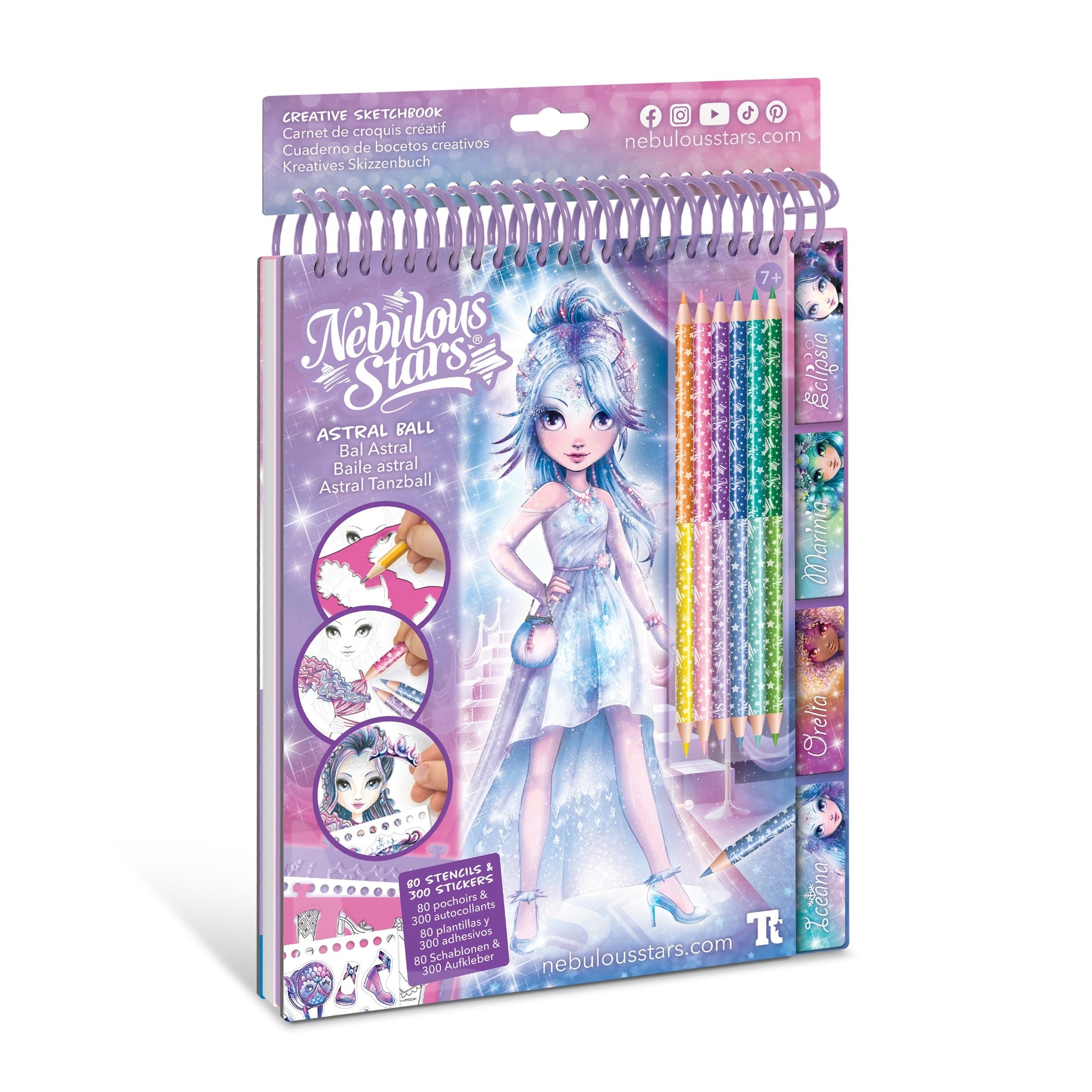 Nebulous Stars Fashion Sketchbook Astral Ball - Toyworld NZ