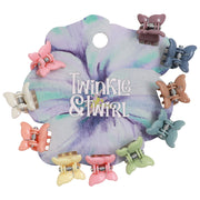 Twinkle & Twirl Micro Butterfly 10 Piece Claw Clips - Ice Cream